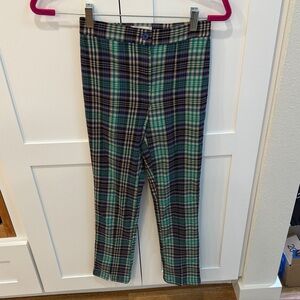 Urban Outfitters Multicolor Plaid split hem pants